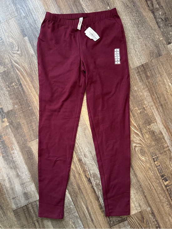 Zenana Outfitters Pants - Zenana Outfitters Burgundy Kids Leggings